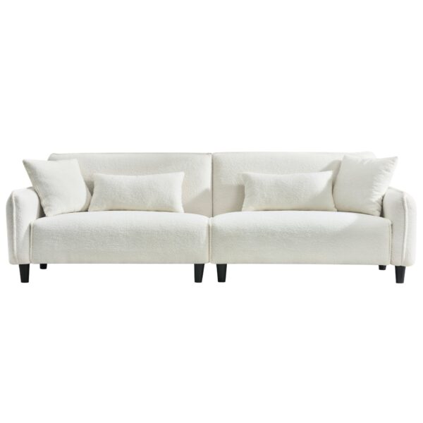 Teddy Velvet Sofa Soft & Comfortable - Beige