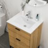 Premium Rectangular Vanity Top With Single Faucet Hole And Overflow - White - Image 2