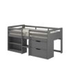 Fabiana - Twin Loft Bed With Storage - Gray - Image 2