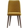 Katie - Mid-Century Modern Dining Chair (Set of 2) - Yellow - Image 5
