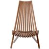 Folding Wood Chair, Portable Solid Wood Seating For Indoor Or Outdoor Use - Natural - Image 5