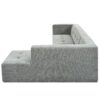 Modular Combination Sofa Set, Modern Minimalist Sofa, Living Room Upholstered Sofa Bed, Bedroom, 2 Pieces Computer Free Combination, L - Shaped - Light Gray - Image 16