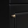 20" Bathroom Vanity With Sink, Freestanding Cabinet With Door Shelf And Adjustable Shelf, And Ceramic Construction - Black - Image 19
