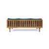 Claremont - 3 Seater Daybed Acacia Wood Water Resistant Cushions - Teak - Image 10