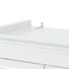 Freestanding Bathroom Vanity, Elegant Design With 4 Doors & 1 Drawer, Adjustable Shelves, Damping Hinges - White - Image 16