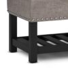Lomond - Storage Ottoman Bench - Distressed Gray Taupe - Image 6