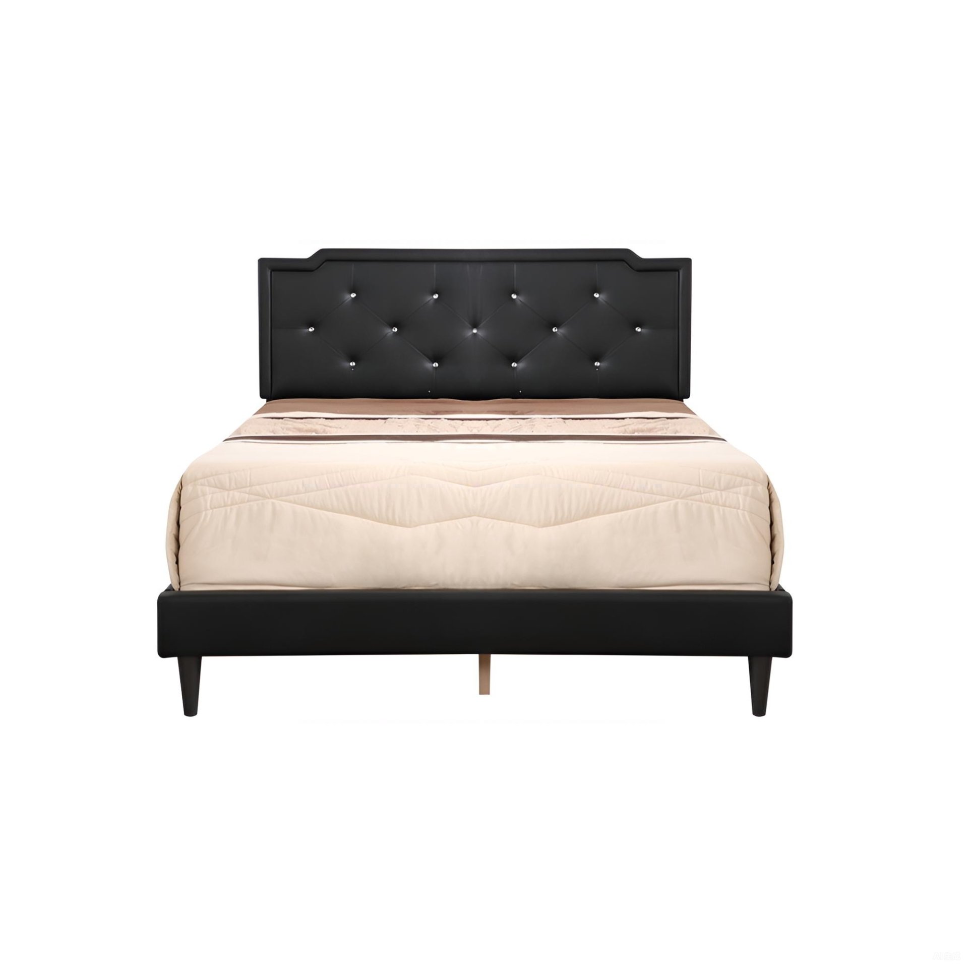 Deb - Queen Bed For Modern Bedrooms - Black - Image 6
