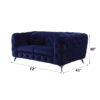 Atronia - Loveseat - Blue - Image 2