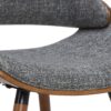 Malden - Bentwood Dining Chair With Wood Back - Gray - Image 6
