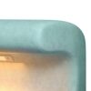 Upholstered Ottoman With LED Sensor Light Ideal For Living Room, End Of Bed - Antique Blue Green - Image 5