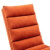 Ergonomic Linen Massage Chaise Lounge With Remote Control, 5 Modes - Orange - Image 19
