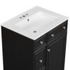 Bathroom Vanity Cabinet With Sink - Black - Image 21