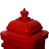 Mailboxes Residential Large Capacity Letter Box With Outdoor Rainproof Design Aluminium - Red - Image 12