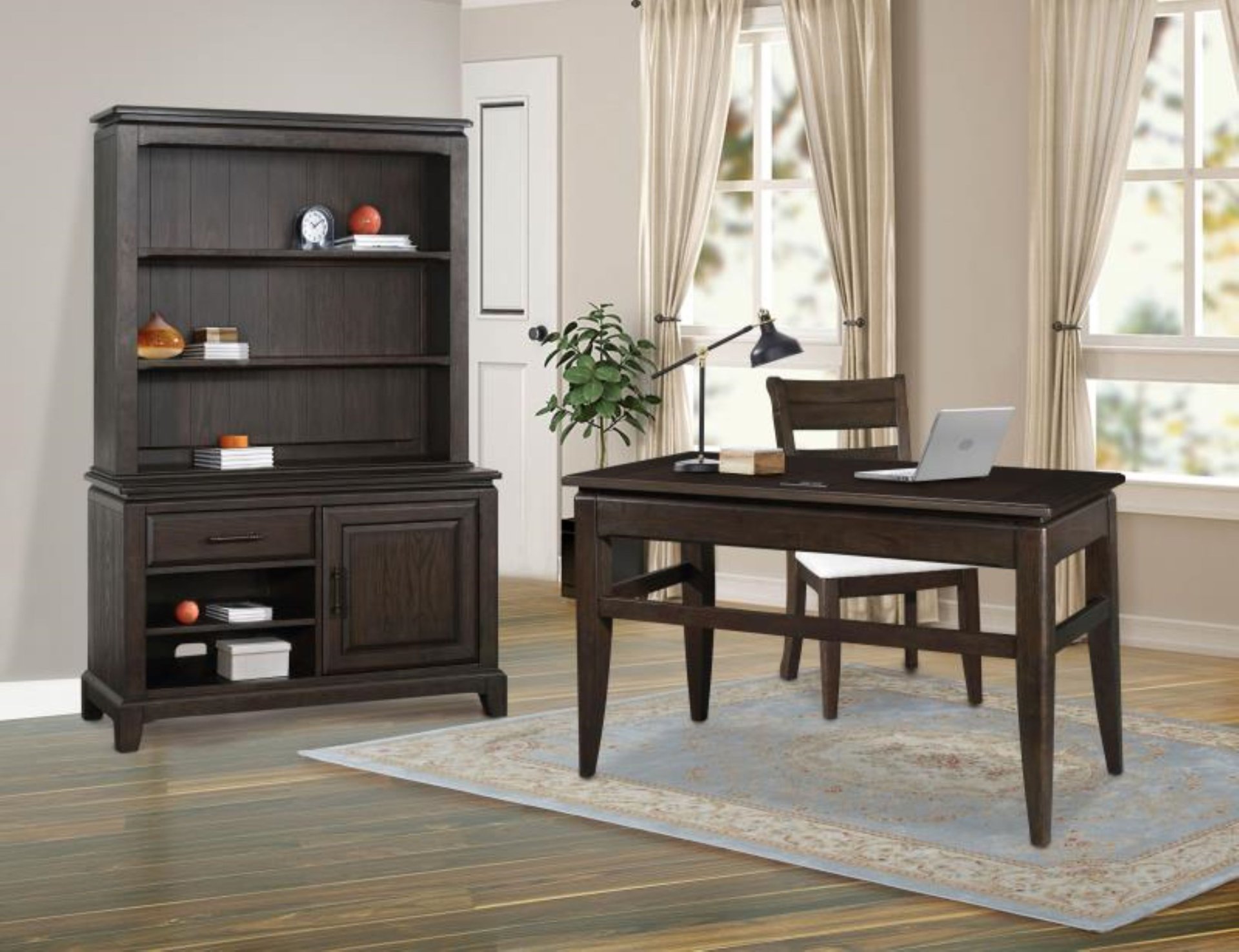 Office Storage Credenza - Chocolate - Image 2