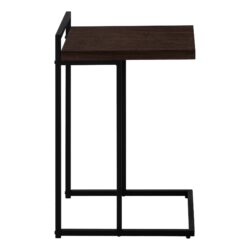 Accent Table, C - Shaped, Versatile Design - Espresso