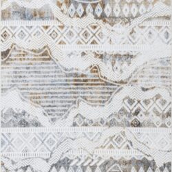 Legacy - 2'7" X 7' Area Rug - Multi / White