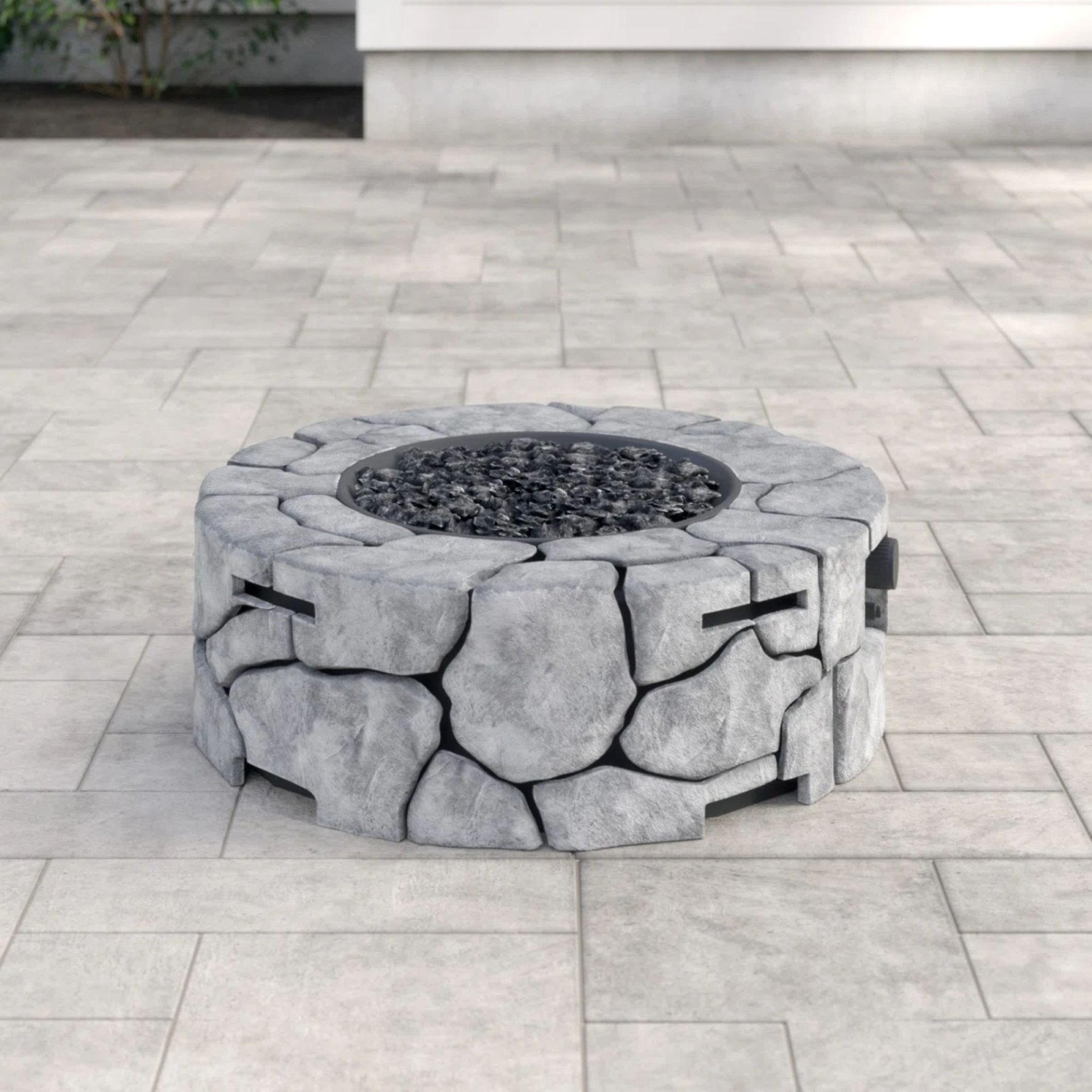 Reinforced - Outdoor Fire Pit - Stone Gray - Image 6