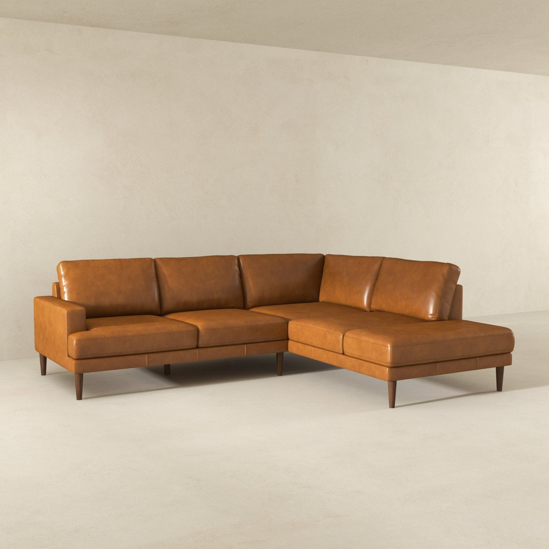 Corbin - Right Facing Sectional Sofa - Tan - Image 3