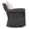 Amaya - Outdoor Swivel Rocker Chair With Water Resistant Cushions - Brown / Beige - Image 11