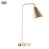 Pix - Contemporary Task Lamp Built In USB Port - Champagne Gold / White - Image 2