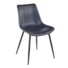 Durango - Industrial Dining Chair (Set of 2) - Black / Vintage Blue - Image 2