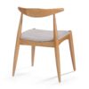 Candescent - Dining Chair With Curved Back And Wood Frame (Set of 2) - Beige - Image 6