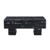 Modern Simple Marble Texture Coffee Table Stylish And Practical Design - Black - Image 10
