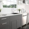 Topmount 16G Stainless Steel Kitchen Sink Deep Single Bowl - Gunmetal Black - Image 5