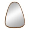 Irrgeular Mirror With Frame, Wall Mirror For Living Room Bathroom Entryway - Brown - Image 2