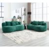 High Back Bean Bag Sofa Lounger For Adults And Kids, Indoor & Outdoor, Durable - Emerald - Image 12