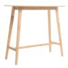 Bar Height Dining Table With Splayed Legs And Elongated Rectangular Top - Natural - Image 4