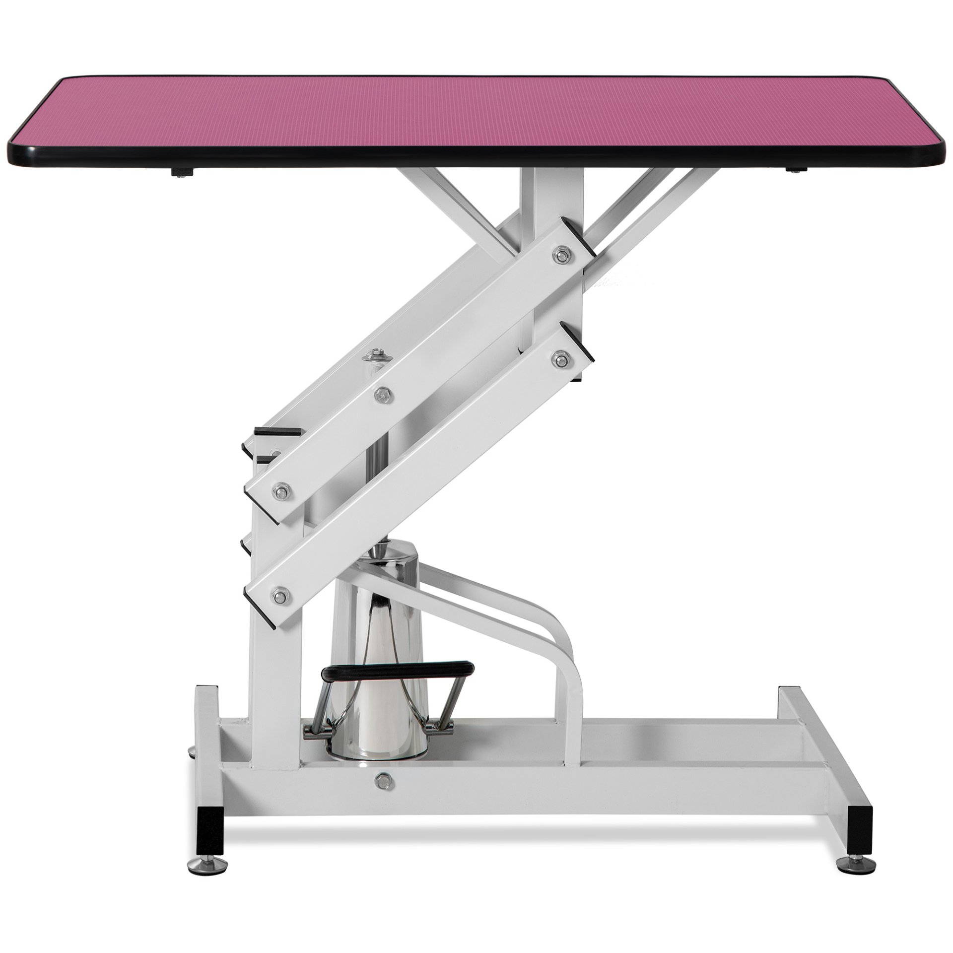 Hydraulic Pet Grooming Table - Pink - Image 4