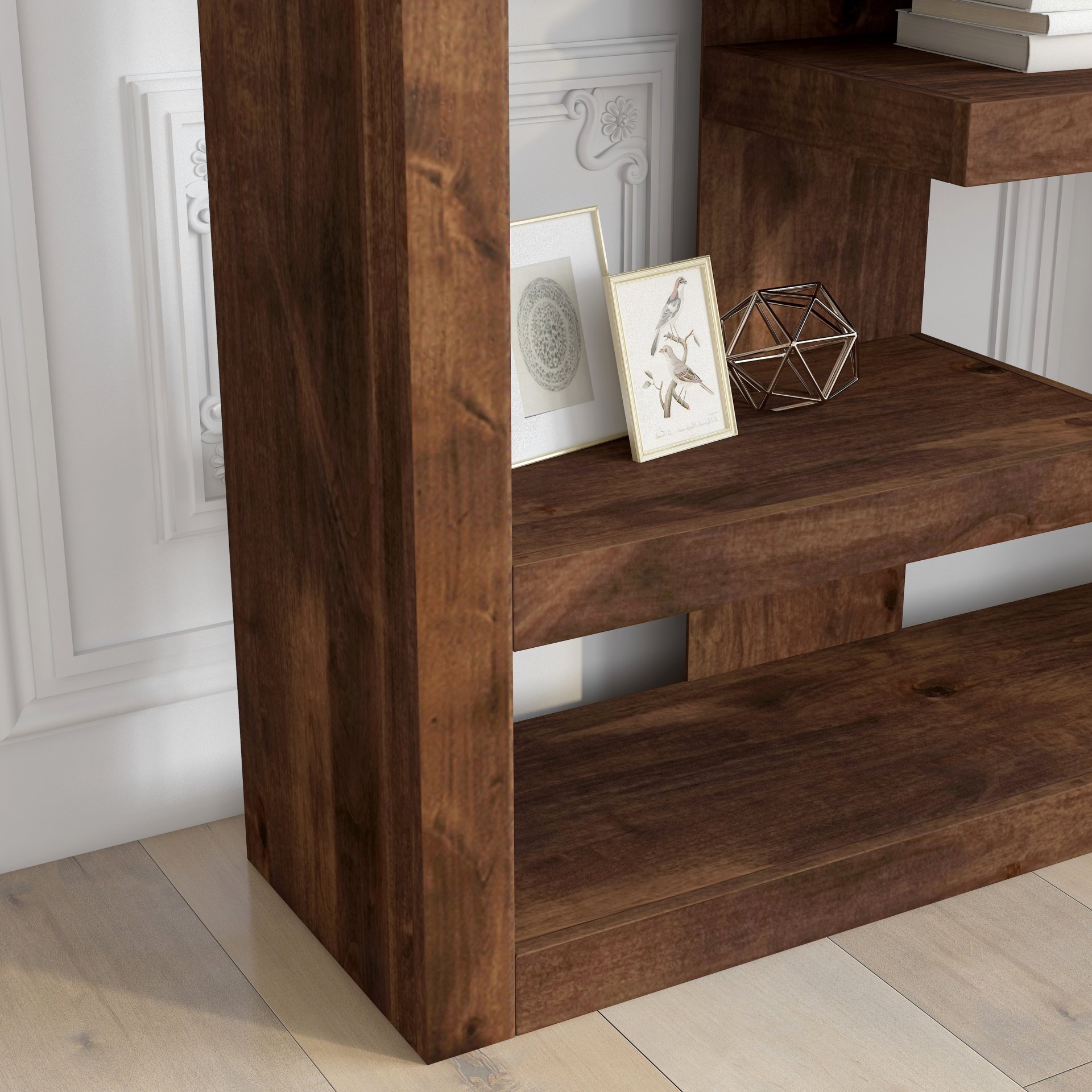 Sausalito - 6 Shelf Bookcase - Whiskey - Image 5