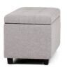 Cosmopolitan - Storage Ottoman - Cloud Gray - Image 3