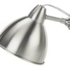 Lighting, Table Lamp, USB Port Included, Nickel Metal, Nickel Shade, Modern - Silver - Image 5