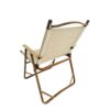 Comfy - Foldable And Portable Chair With Armrests, Indoor And Outdoor Universal (Set of 4) - Brown - Image 5