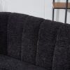 Glam Mini Loveseat, Accent Couch - Black - Image 9