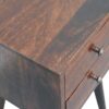 Mini 2 Drawer Nightstand - Walnut - Image 9