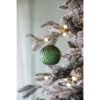 Christmas Ball Ornaments, Glass Decorative Hanging Ball Christmas Tree Ornaments For Holiday Decorations (Set of 12) - Green - Image 6