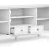 Acadian - TV Media Stand - White - Image 4