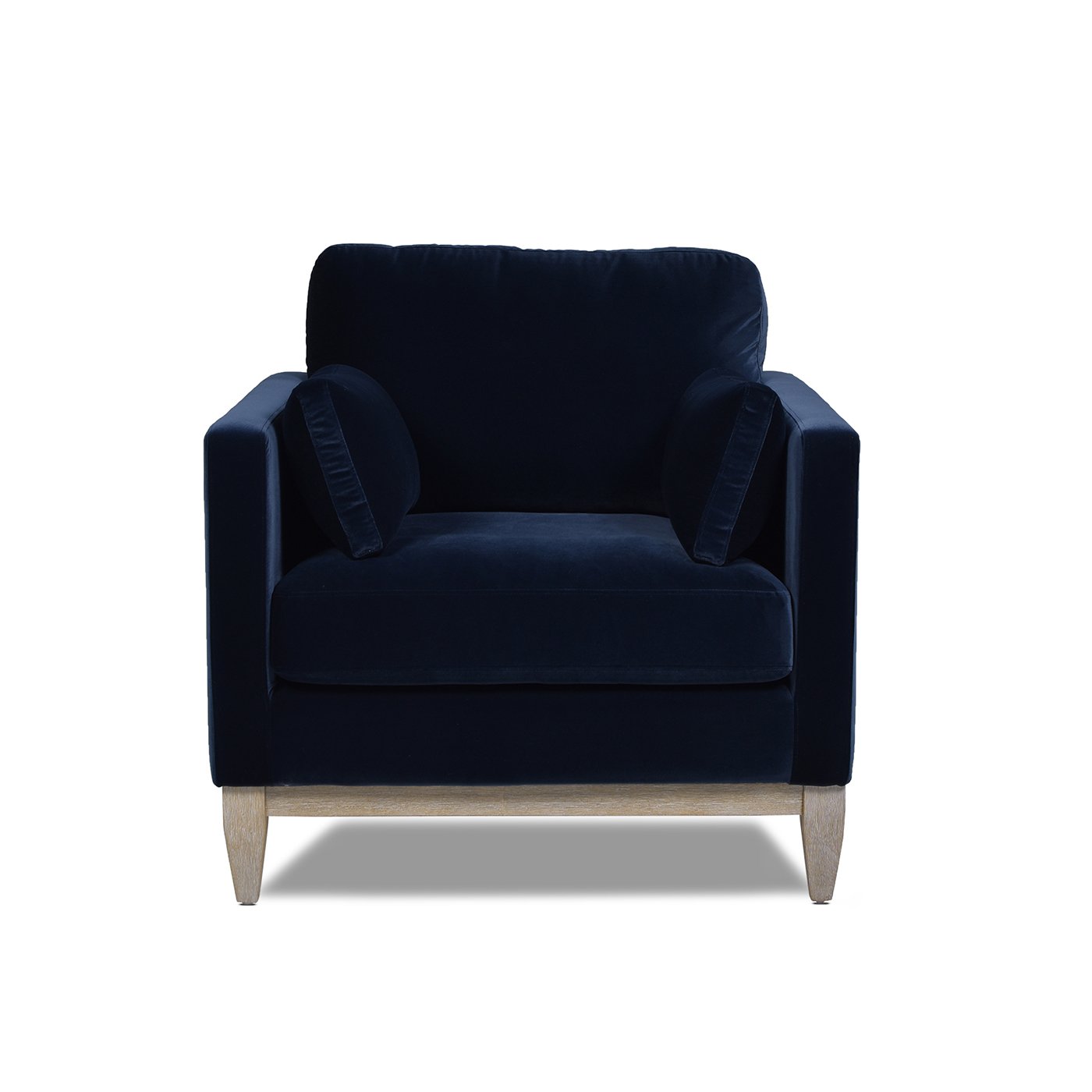 Knox - Modern Farmhouse Arm Chair - Dark Navy Blue - Image 9