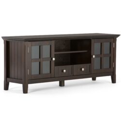 Acadian - TV Media Stand - Brunette Brown