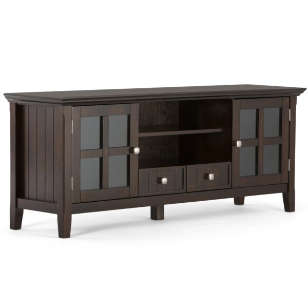 Acadian - TV Media Stand - Brunette Brown