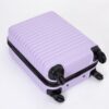 20" Carry On Luggage Lightweight Suitcase, Spinner Wheels - Lavender Purple - Image 12