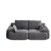 Compressed Sofa, 2 Seater Large Sectional Couches For Living Room - Gray - Image 13