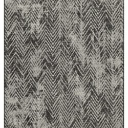 Sunshine - 5'3" X 7'3" Indoor & Outdoor Area Rug - Anthracite