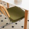 Dining Chairs, Velvet Rattan Side Accent Chairs With Chrome Legs, Modern Mid - Century Breuer Designed Chairs, Upholstered Dining Living Room Kitchen Chairs (Set of 2) - Olive Green - Image 6