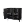 Ample Storage Bar Cabinet - Peppercorn - Image 3