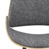 Malden - Bentwood Dining Chair With Wood Back - Gray / Light Brown - Image 8