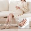 Modern L Shape Modular Sofa, 5 Seat Chenille Sectional Couch Set With 2 Pillows Included, Freely Combinable Indoor Funiture - White - Image 15
